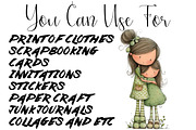 Whimsical Mother’s Day Clipart Bundl, an Illustration by DreamCafeArt (Thumbnail 7 of 7)