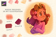 Procreate Brush Set - Pencil, Pastel, a Brush Add-On by Moon House Shop (Thumbnail 2 of 6)