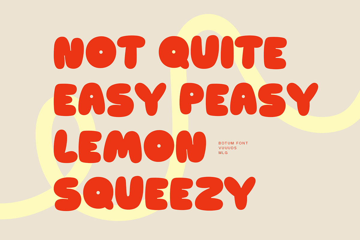 Botum Font, a Sans Serif Font by vuuuds (Photo 4 of 9)