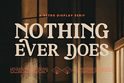 Davenia Retro Display Font, a Serif Font by Vadovastd (Thumbnail 6 of 11)