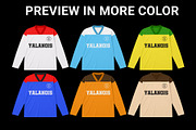 Long Sleeve Jersey Mockup, a Shirt Mockup by yalanois (Thumbnail 3 of 5)