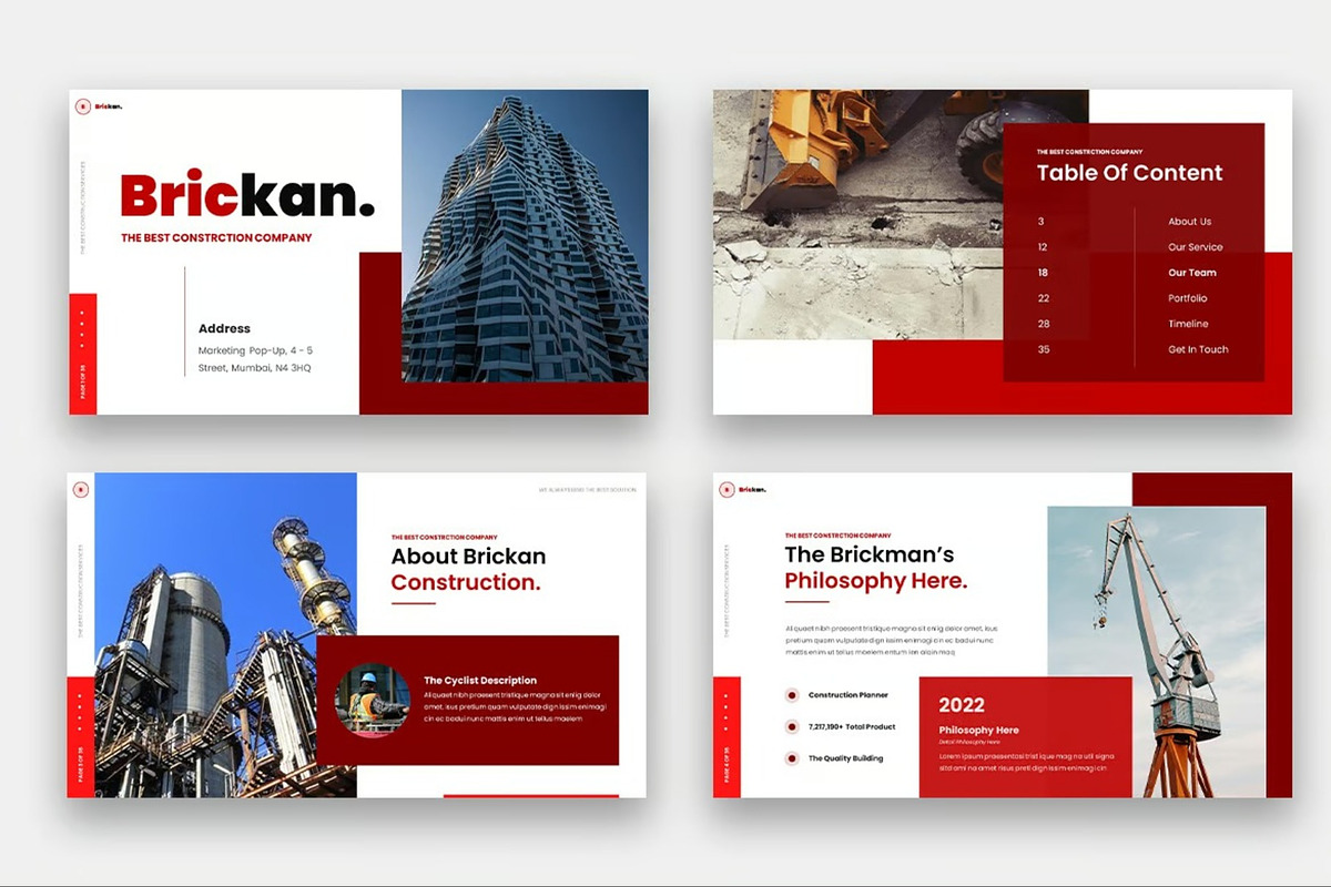 Brickan - Construction Keynote, a Presentation Template by Fit-tee (Photo 3 of 6)