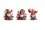 Whimsical Spring Gnome Butterflies, an Illustration by Dream Creation (Thumbnail 6 of 7)