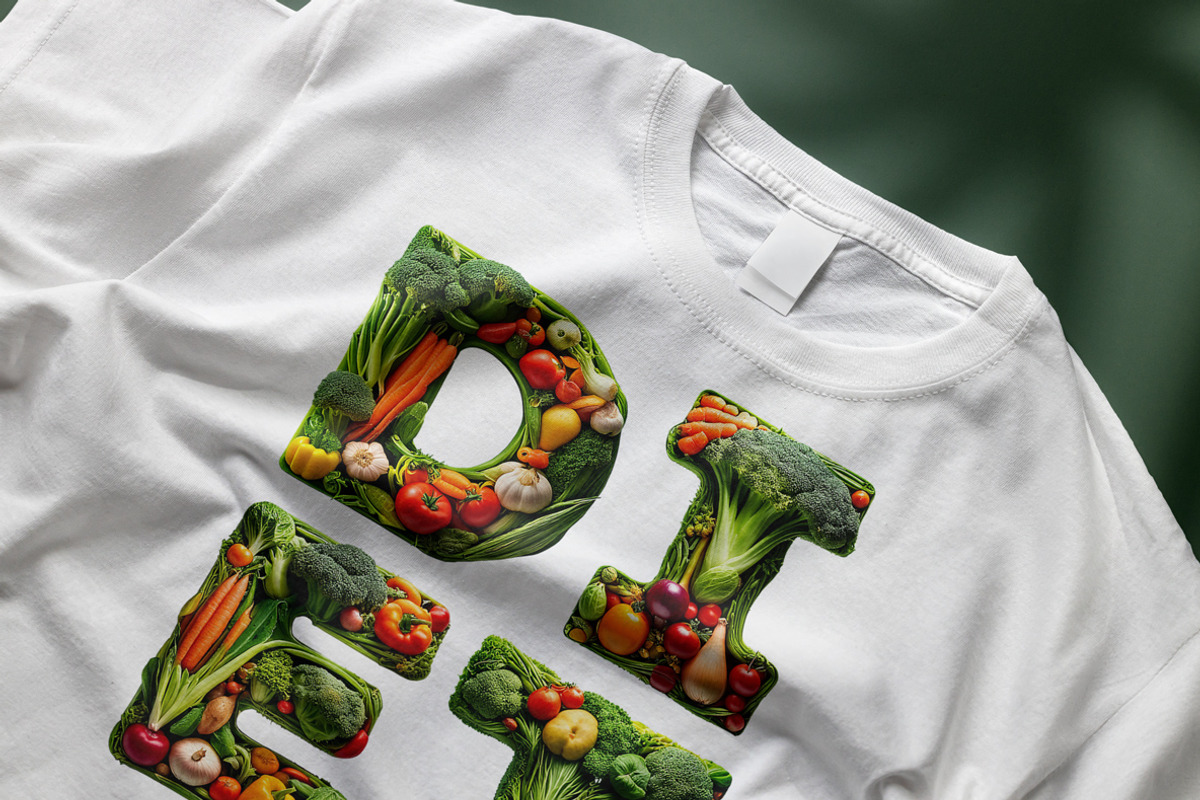 Vegetables Font, a Sans Serif Font by Handmadefont (Photo 10 of 16)