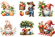 Summer Peach Gnome Clipart Bundle, a Seasonal Illustration by DreamArtGraphic (Thumbnail 4 of 4)