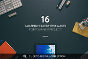 MEGA BUNDLE - 87 Hero/Header images, an iPad Mockup by Madebyvadim (Thumbnail 2 of 5)