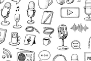 Vintage Podcast Studio Set, an Object Graphic by RT Studio (Thumbnail 4 of 4)
