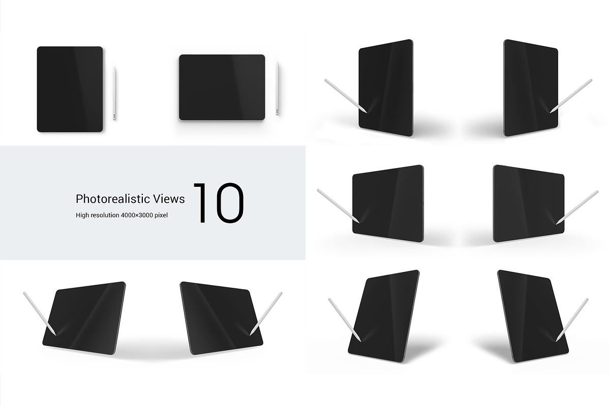 iPad Pro Mockup Set, an iPad Mockup by Seven Lights (Photo 3 of 13)