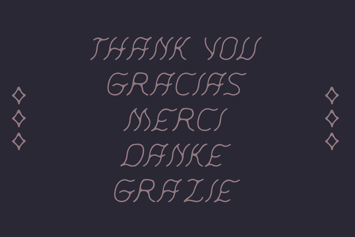 Luna Fina | Slanted Sans Serif Font, a Font by Amber Morgan (Photo 6 of 6)
