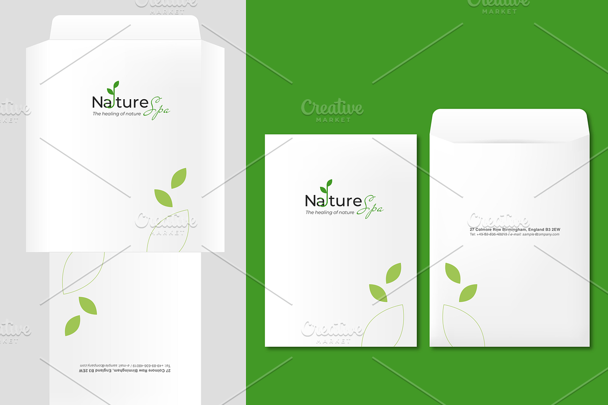 Full branding package | Nature Spa, a Templates & Theme by Offload VN (Photo 8 of 10)