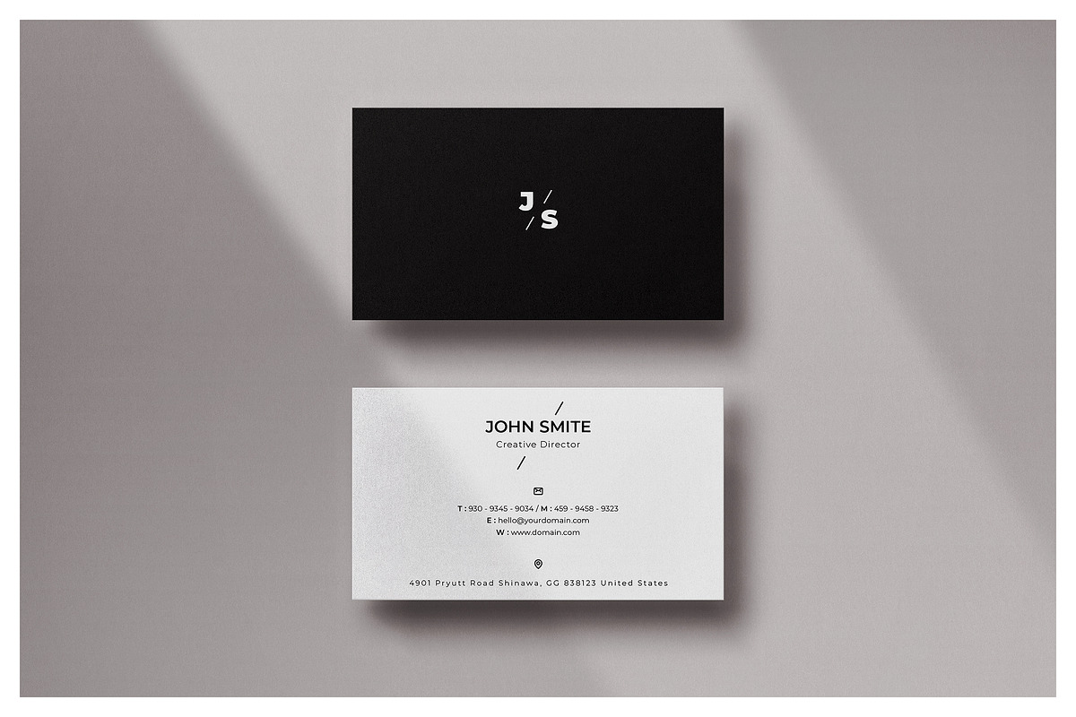 Minimal Business Card - Vol.1, a Business Card Template by Template mind (Photo 2 of 3)