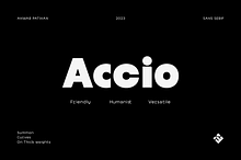 Accio - A Modern Sans Serif Typeface