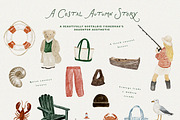 Coastal Autumn Heritage Mixed Media, an Object Graphic by Laras Wonderland (Thumbnail 3 of 12)