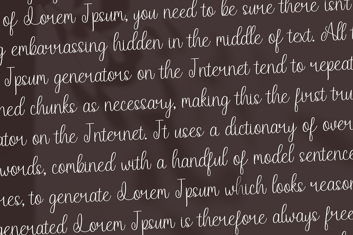 Endelly Script Fonts, a Script Font by mahstudios (Photo 11 of 15)