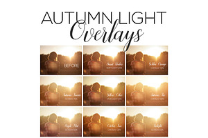 Autumn Light Overlays