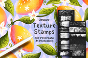 Texture Stamps Photoshop & Procreate, a Brush Add-On by seamless team (Thumbnail 1 of 4)