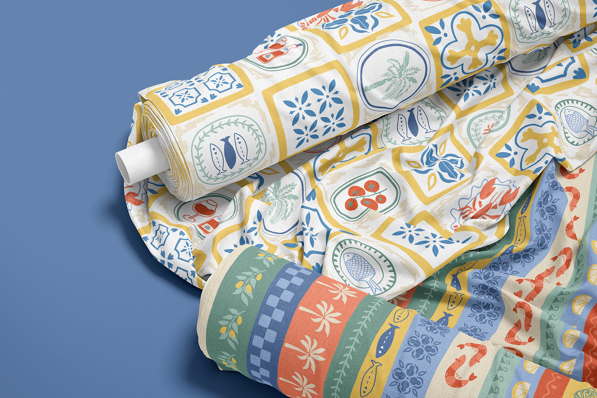 Italian Sea Vibes patterns, a Pattern Graphic by Tani Kuzminka (Photo 14 of 19)