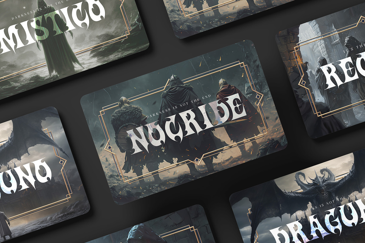 Onemore - Fantasy Game Font, a Font by Typia Nesia (Photo 15 of 16)