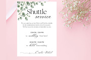Wedding Shuttle service sign, a Card Template by EvaTemplates (Thumbnail 4 of 6)