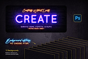 Neon Facebook Covers, a Social Media Template by Andrew Skoch Design (Thumbnail 5 of 7)
