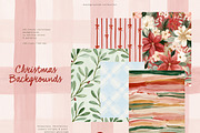 100 Christmas Backgrounds, a Background Graphic by PeDe Designs (Thumbnail 6 of 16)