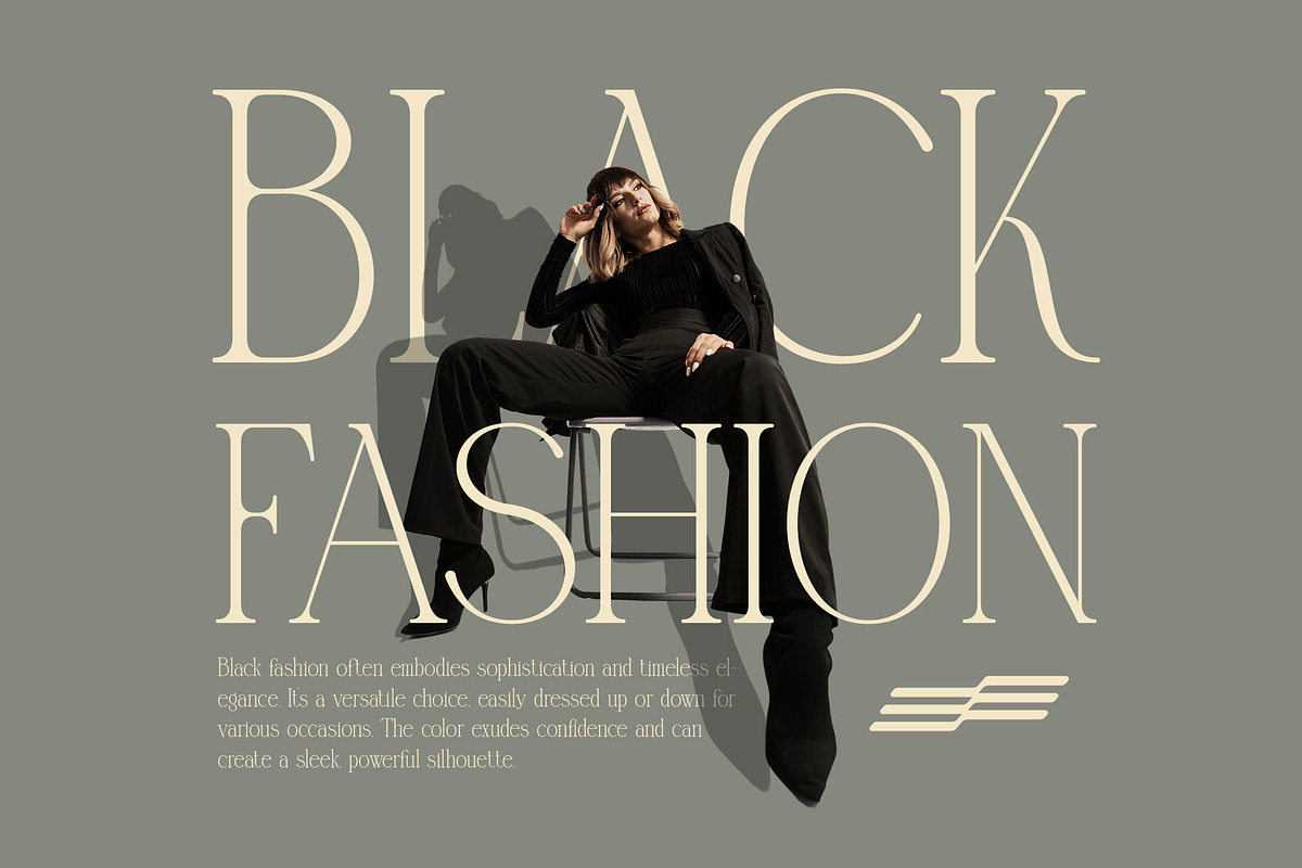 Blunder Modern Serif Typeface, a Serif Font by Alfinart (Photo 2 of 10)