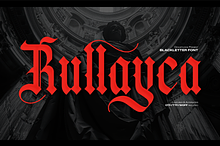 Rullayca | Blackletter Font