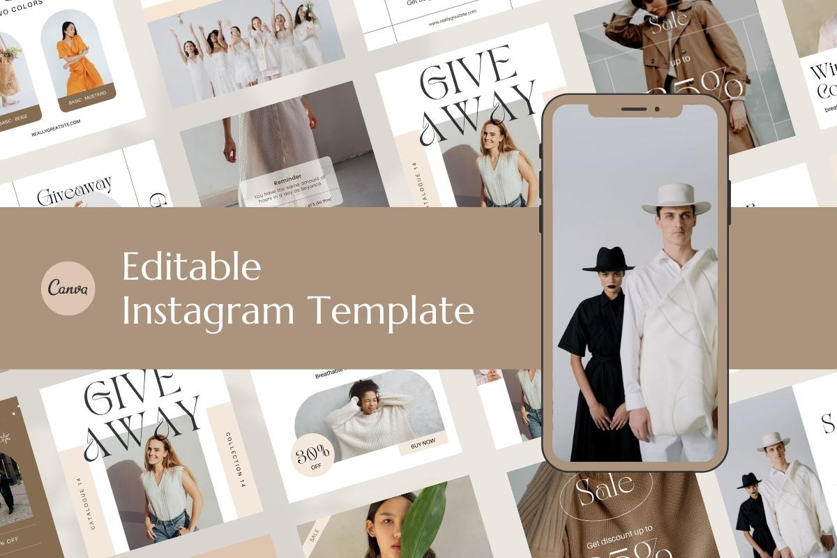 Fashion & Apparel Instagram Template, a Social Media Template by Kawalan Studio (Photo 5 of 12)