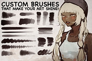 80 Daily Sketch Procreate Brushes, a Brush Add-On by Nuclear Brushes (Thumbnail 3 of 7)
