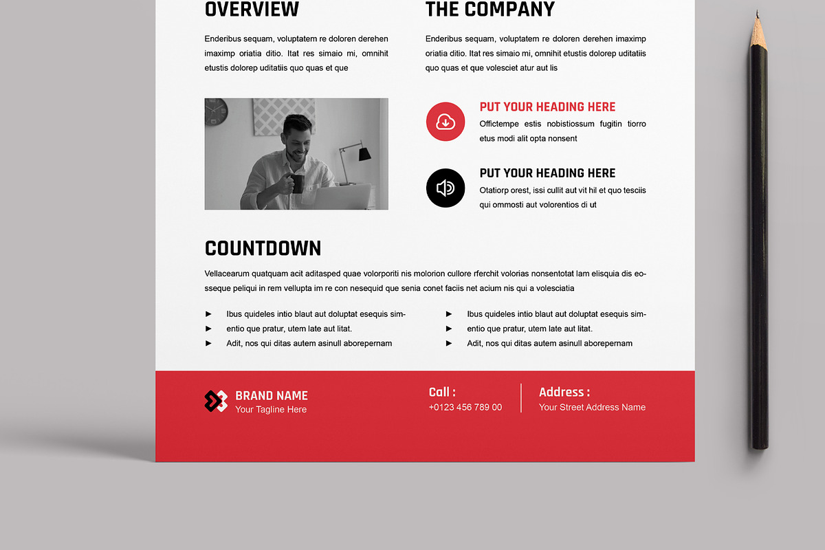 Case Study Design Layout, a Stationery Template by MightyDesign (Photo 3 of 8)