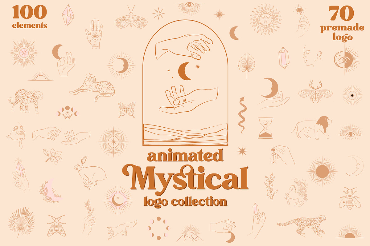 Mystical Logo and animated, an Outline Icon by Mio Buono (Photo 1 of 22)