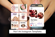 70 Nail Tech Instagram Templates, a Social Media Template by Adored Templates (Thumbnail 1 of 10)