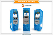 Bank ATM Psd Mockup, a Merchandise Mockup by Plus Media (Thumbnail 1 of 3)
