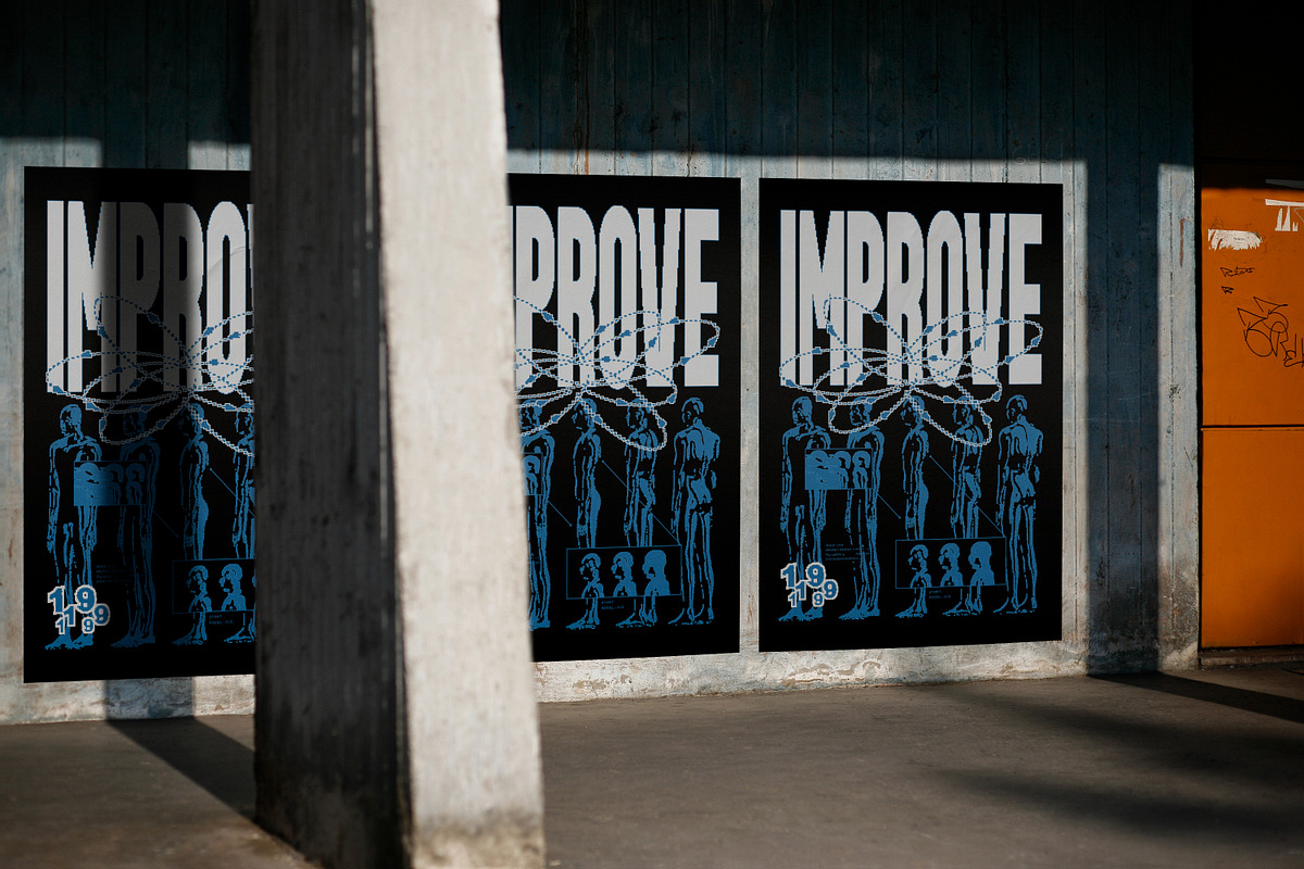 BRUTALISM PRINTS // POSTERS, an Object Graphic by BonkiStudio (Photo 2 of 12)