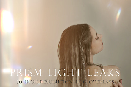 Prism rainbow light leak overlays, an Object Graphic by Paper Farms