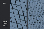 Social Media Vector Backgrounds V 04, a Background Graphic by dvtchk (Thumbnail 3 of 9)