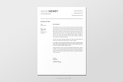 Resume Template / CV, a Resume Template by Creatune (Thumbnail 3 of 6)