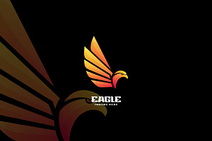 Eagle Gradient Colorful Logo., a Branding & Logo Template by ModalTampang