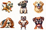 Funny Dog Sublimation  Clipart, an Illustration by OK Design (Thumbnail 3 of 5)