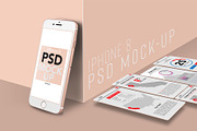 Multiple Colors iPhone 8 PSD Mockups, an iPhone Mockup by Sinlatown (Thumbnail 1 of 11)