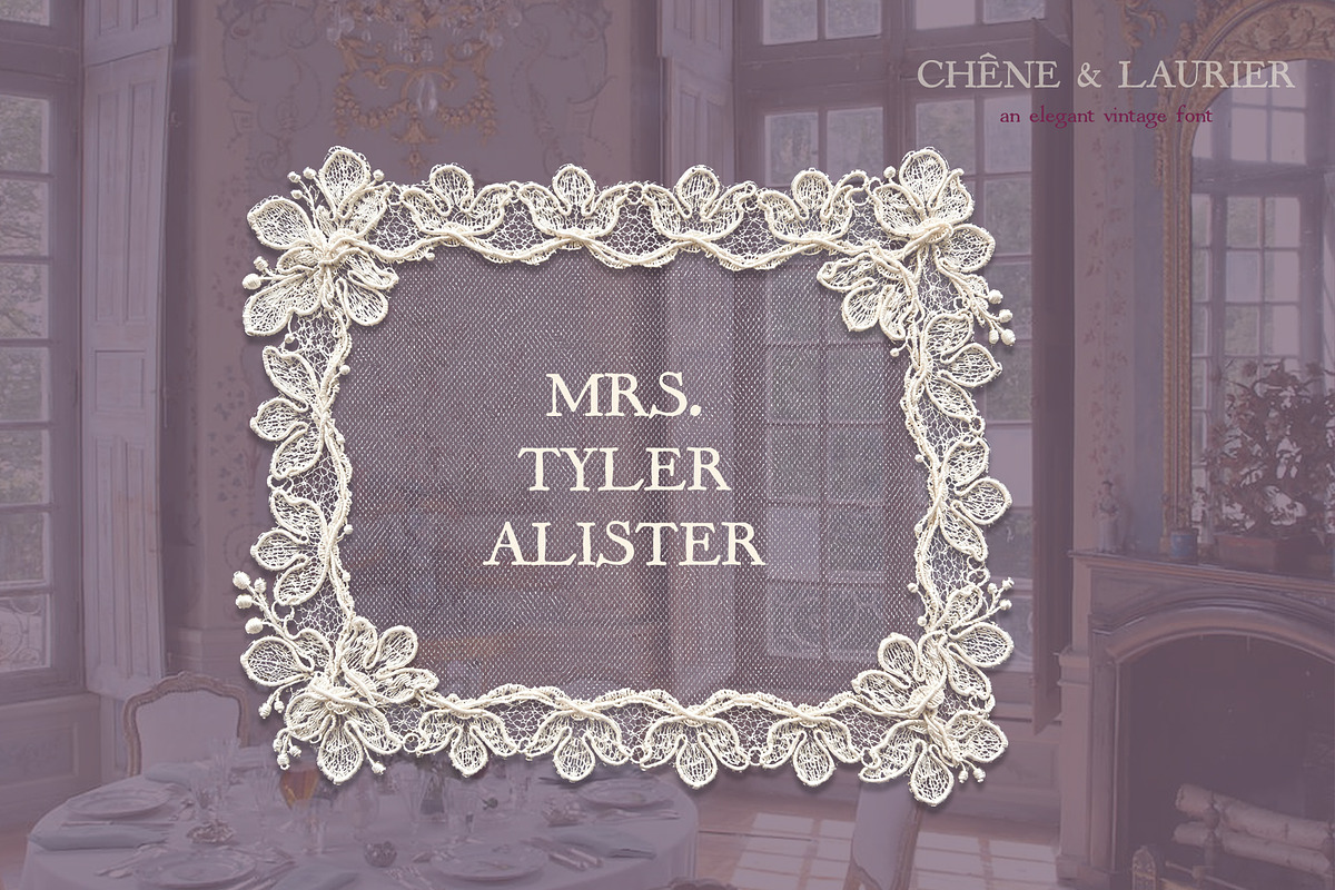 Chene & Laurier Elegant Serif Font, a Serif Font by LABFcreations (Photo 9 of 10)