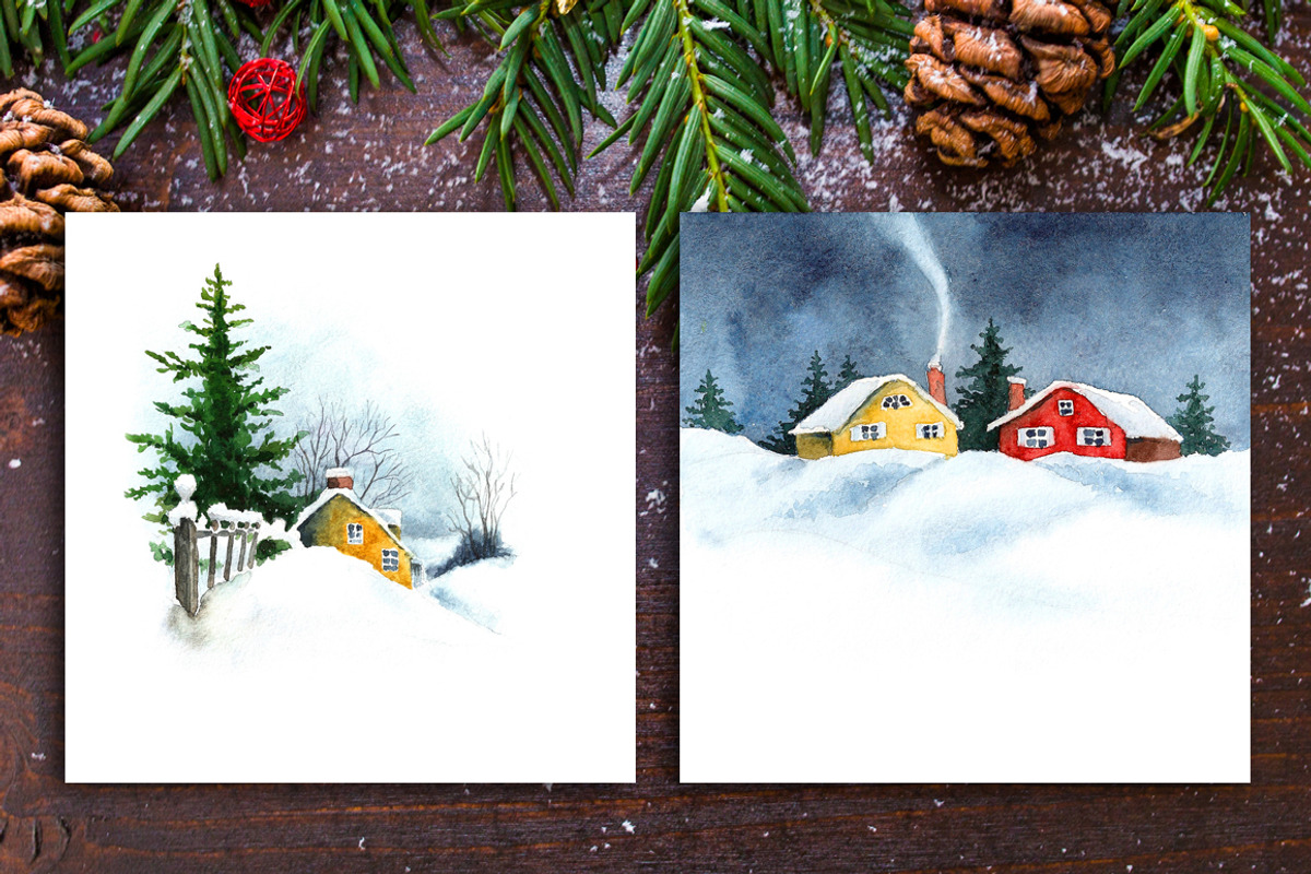 Christmas in the countryside, an Illustration by Floralis (Photo 1 of 3)