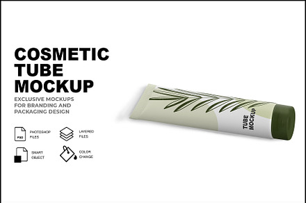 Cosmetic Tube Mockup
