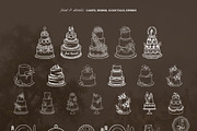 277 Hand Drawn Wedding Icons, an Object Graphic by OliaMuseDesign (Thumbnail 3 of 8)