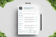 Turquaz Resume Template, a Resume Template by Big Zone Studio (Thumbnail 3 of 4)