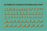 Benload, a Script Font by ahweproject (Thumbnail 4 of 9)