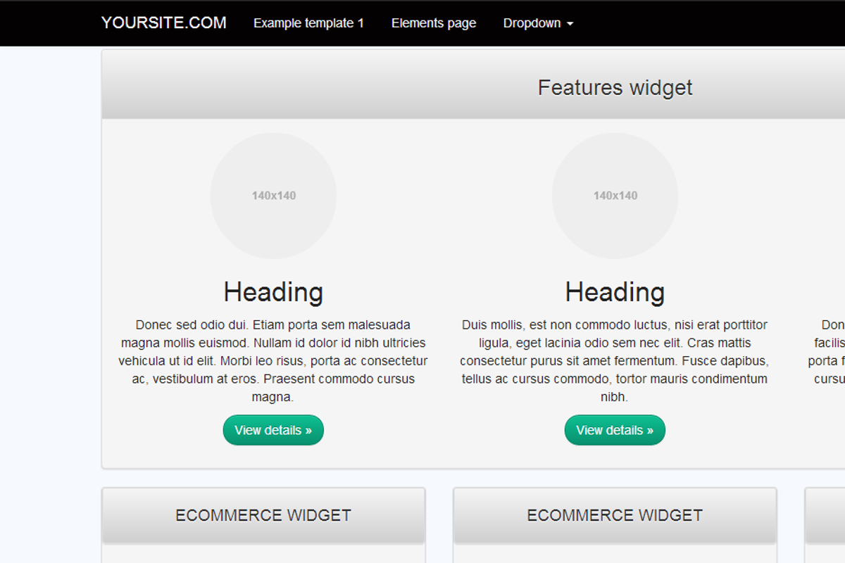 Bootsrap 3.0. theme Black&White, a Bootstrap Template by Bootstraptor (Photo 4 of 5)