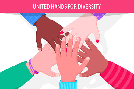 United hands for diversity