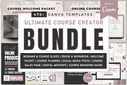 Course Creator Bundle Canva Template, a Presentation Template by Designs by Darowan (Thumbnail 1 of 10)