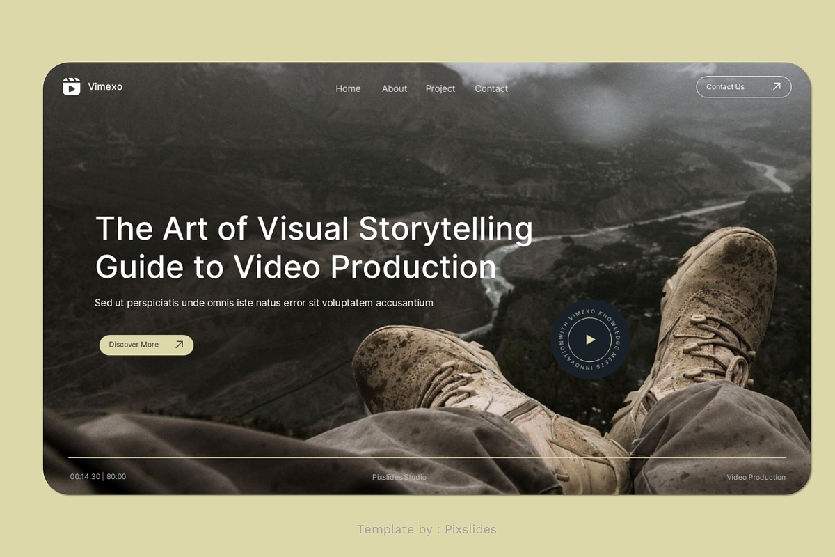 Video Production Keynote, a Presentation Template by Pixslides (Photo 3 of 7)